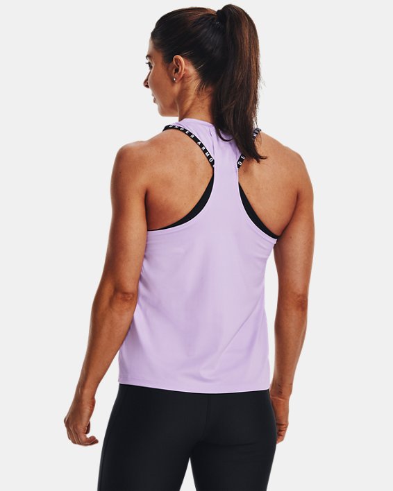 Women's UA Knockout 2.0 Tank in Purple image number 1